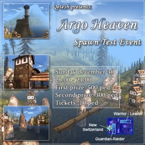 New Switzerland Argo spawn test event poster