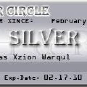 Silver Membership Card For H&r Circle, Thomas Xzion Warqul