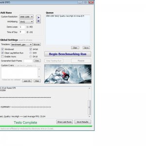 Crysis Benchmark Fps Rates 1900x1200 W