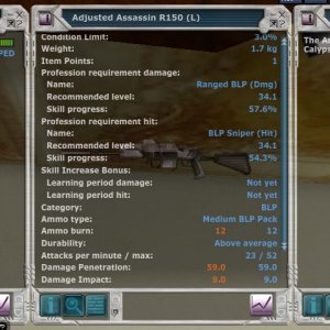 Adjusted Assassin R150(l)