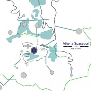 City Map Athena Spaceport