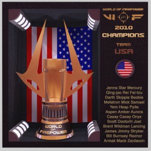 Wof 2010 Winners Usa Trophy Cabinet