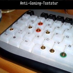 Anti Gaming Keybord