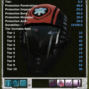 Armor parts helmet