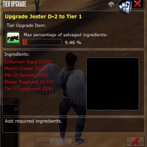 Jester D-2 upgrade to Tier 1