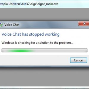Erricson voice chat error
