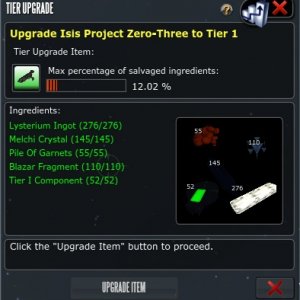 Isis Zero-Three Tier0.9 upgrade