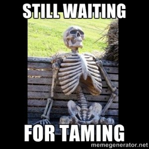 taming, the waiting