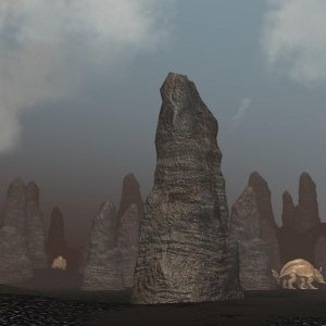 Atmospheric rock pillars
