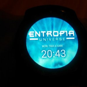 Android Wear Entropia unvierse Watch Face beta