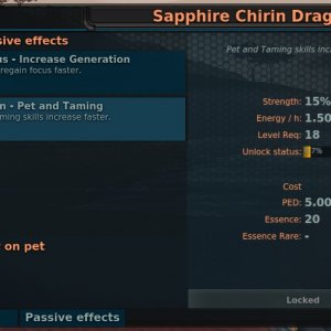 Sapphire Chirin Dragon