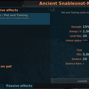 Ancient Snablesnot - Male - passive