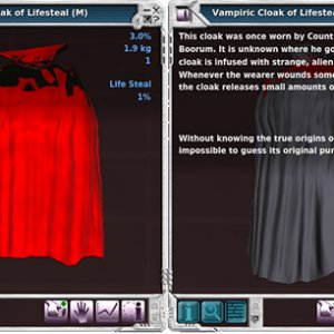 Vampiric cloak of Lifesteal