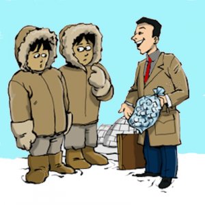 selling ice to eskimo