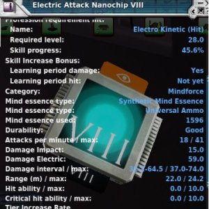 electric attack nanochip VIII