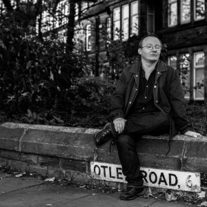 joe on wall bw lores