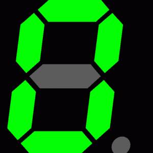 478px Seven segment display animated