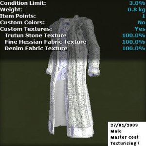 First Master Coat !