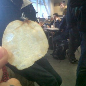 this chip is growing hair! :D