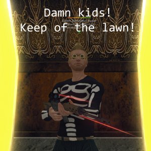keep off the lawn