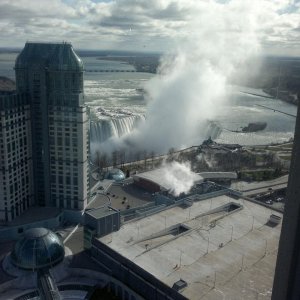 View to Niagara from Hilton room