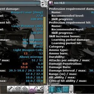 Unlimited HL8, Showing normal stats, then with A106 amp