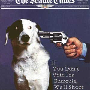 If You Don't Vote, We'll Shoot This Dog