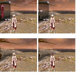 Burgundy and Cornsilk Female Set