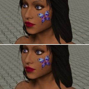 butterfly mask