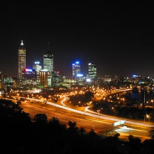 Perth at night