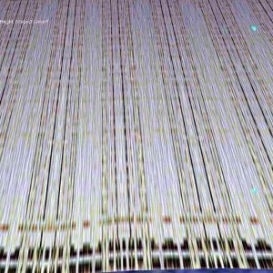 Large bright striped carpet VU9
