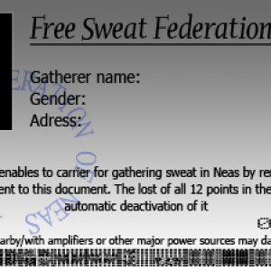 Blank Sweat License