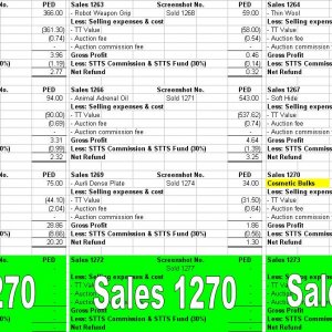 Sales 1262 - 1273
