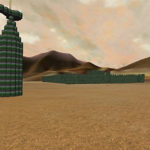 Oil Castle And Rig Art