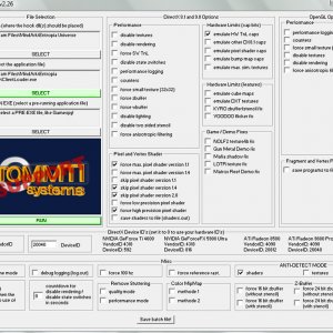 3d-analyze V 2.26 Settings