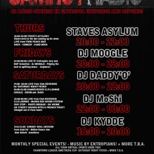 Jamhot Radio Updated Schedule Poster