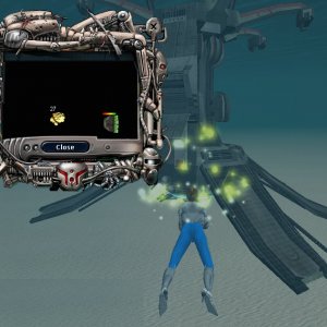 Underwater spaceship loot