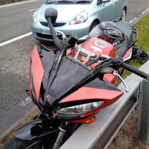 Ouch .... My Poor Bike!