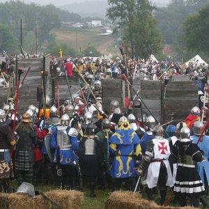 Castle Battle, Pennsic War- Coopers Lake, Pa