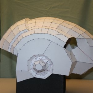 Pepakura Infiltrator Helmet WIP - Side