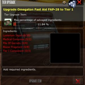 new tier upgarde formula