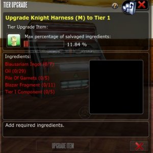 new tier upgarde formula