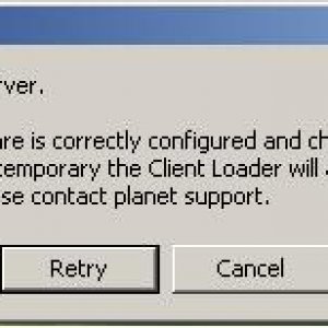 error message