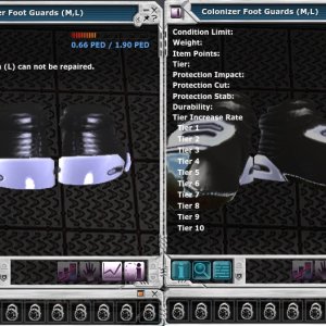 colonizer foot guards