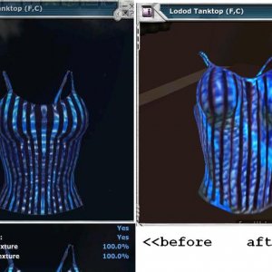 lodid tanktop before and after