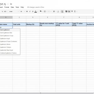 Spreadsheet test