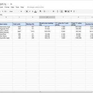 Spreadsheet test