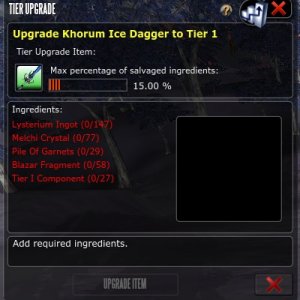 Khorum Ice Dagger tier 1