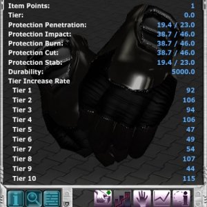 Shadow Glove F Stats