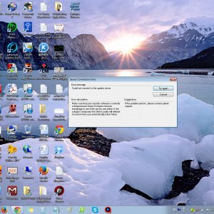 keep getting this server connection error message
